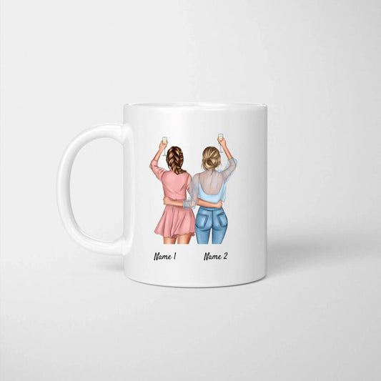 Mejor pareja de mujeres - Taza Personalizada (Día de San Valentín)
