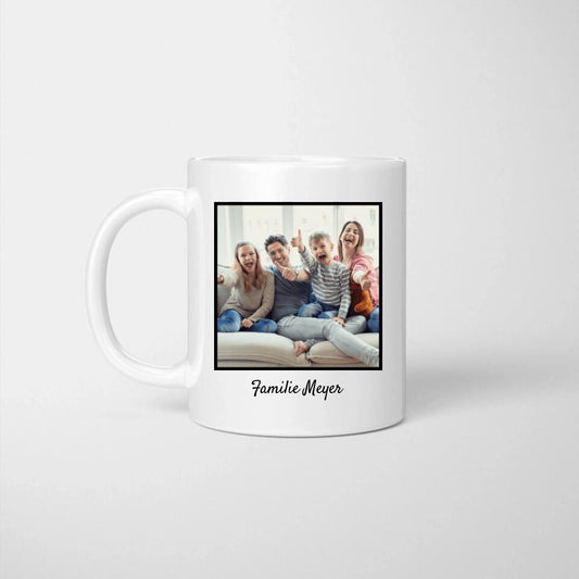 Familia feliz - Taza Personalizada con foto