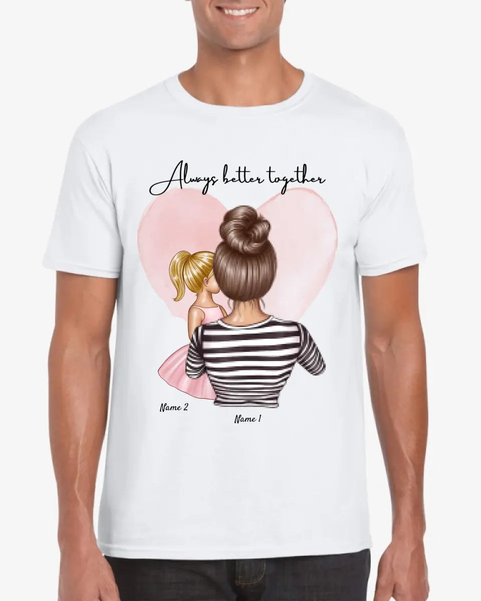 Best Mum - Camiseta personalizada (100% algodón, unisex)