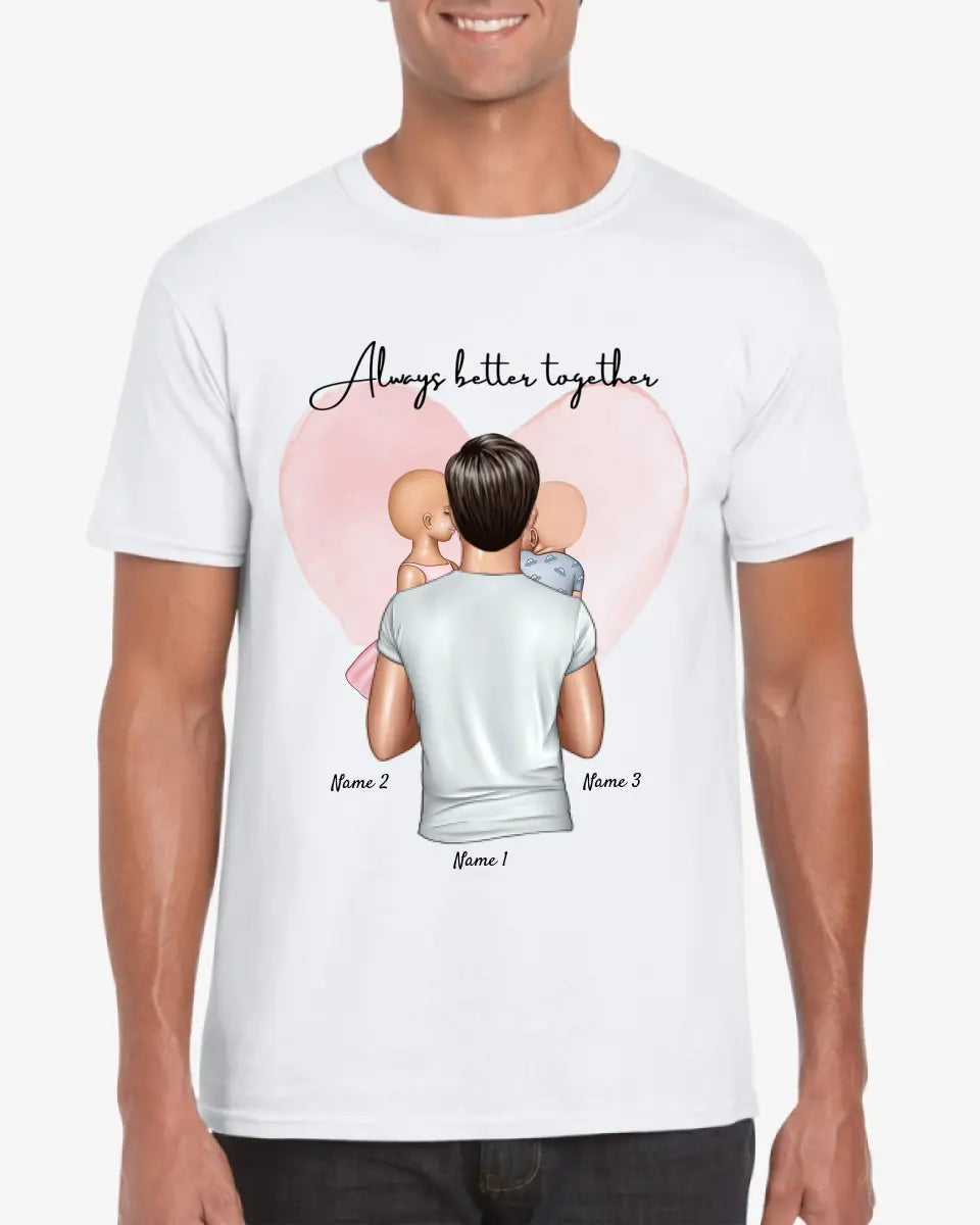 Best Dad - Camiseta personalizada (100% algodón, unisex)