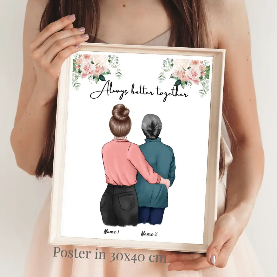 Madre & Hija - Póster Personalizado