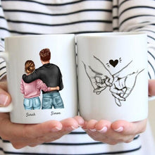 Cargar imagen en el visor de la galería, Mejor abrazo de pareja - Taza personalizada
