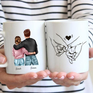 Mejor abrazo de pareja - Taza personalizada