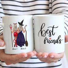 Cargar imagen en el visor de la galería, Beste Hexen Freundinnen - Personalisierte Tasse (2-3 Personen)
