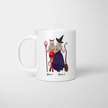 Cargar imagen en el visor de la galería, Beste Hexen Freundinnen - Personalisierte Tasse (2-3 Personen)
