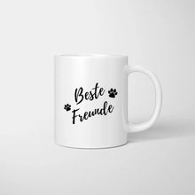 Cargar imagen en el visor de la galería, Amor de perro - Taza personalizada (1-4 perros)
