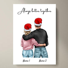 Cargar imagen en el visor de la galería, Edición navideña de la mejor pareja - Póster Personalizado
