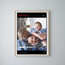 Cargar imagen en el visor de la galería, Familystory Serien-Cover Poster - Personalisiertes Netflix Filmposter
