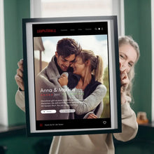 Cargar imagen en el visor de la galería, Couplegoals Serien-Cover Poster - Personalisiertes Netflix Filmposter (Foto-Poster)
