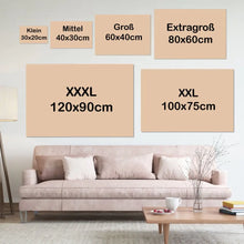 Cargar imagen en el visor de la galería, Unser Lieblingsort - Personalisierte Leinwand mit Namen / Wegschild (2 - 8 Personen) Schwarz-Weiss
