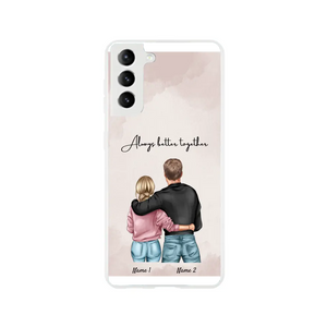 Mejor abrazo de pareja - Funda de móvil personalizada