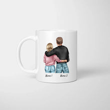 Cargar imagen en el visor de la galería, Heisser als Kaffee - Personalisierte Tasse für Pärchen, Jahrestag, Hochzeitstag
