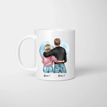 Cargar imagen en el visor de la galería, Du bist heisser als Kaffee - Personalisierte Tasse für Pärchen, Jahrestag, Hochzeitstag
