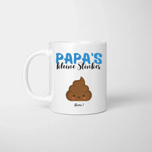 Cargar imagen en el visor de la galería, Papa&#39;s kleine Stinker - Personalisierte Tasse für Papa/Vater mit Kinder
