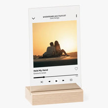 Cargar imagen en el visor de la galería, Personalisiertes Album-Cover - Acrylglas Bild für Paare mit eigenem Foto
