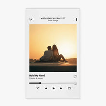 Cargar imagen en el visor de la galería, Personalisiertes Album-Cover - Acrylglas Bild für Paare mit eigenem Foto
