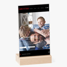 Cargar imagen en el visor de la galería, Personalisiertes Acryl-Glas Netflix Cover &quot;Familystory&quot; für die ganze Familie
