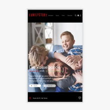 Cargar imagen en el visor de la galería, Personalisiertes Acryl-Glas Netflix Cover &quot;Familystory&quot; für die ganze Familie
