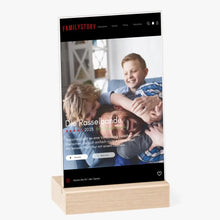 Cargar imagen en el visor de la galería, Personalisiertes Acryl-Glas Netflix Cover &quot;Familystory&quot; für die ganze Familie
