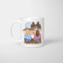 Cargar imagen en el visor de la galería, Glühwein Zeit - Personalisierte Freundinnen-Tasse (2-4 Frauen)
