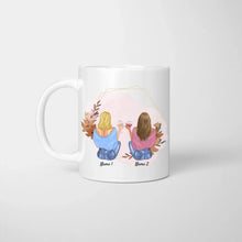 Cargar imagen en el visor de la galería, Collègue prèfèrè, Meilleures collègues avec boisson - Mug personnalisé (2-4 personnes)
