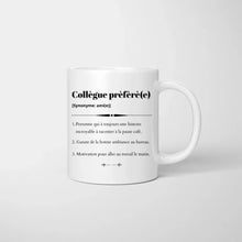 Cargar imagen en el visor de la galería, Collègue prèfèrè, Meilleures collègues avec boisson - Mug personnalisé (2-4 personnes)
