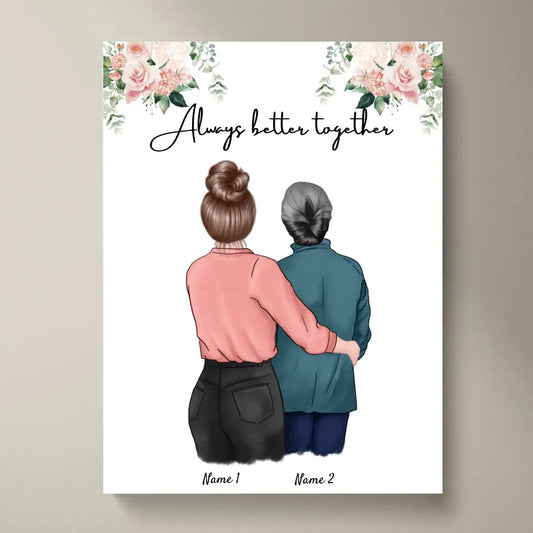 Madre & Hija - Póster Personalizado