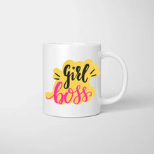 Cargar imagen en el visor de la galería, Girl Boss Mama - Personalisierte Tasse (Mutter mit Kindern)
