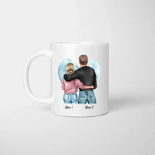 Cargar imagen en el visor de la galería, Grâce à toi, je vois la vie en rose -  Mug personnalisé pour couple (homme &amp; femme)
