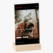 Cargar imagen en el visor de la galería, Personalisiertes Acryl-Glas Netflix Cover &quot;Lovestory&quot;
