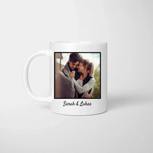 Cargar imagen en el visor de la galería, Jeden Tag Valentinstag - Personalisierte Foto-Tasse für Paare
