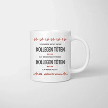 Cargar imagen en el visor de la galería, Vielleicht einen Kollegen - Personalisierte Tasse Kolleginnen, Abschied, Jobwechsel, Geburtstag Büro (2-4 Personen)
