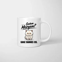 Cargar imagen en el visor de la galería, Ganz dünnes Eis - Personalisierte Tasse Kolleginnen, Geburtstag, Abschied, Jobwechsel, Büro (2-4 Personen)
