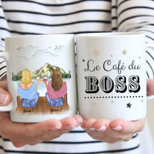 Cargar imagen en el visor de la galería, Le cafe du boss - Mug personnalisé (2-4 personnes)
