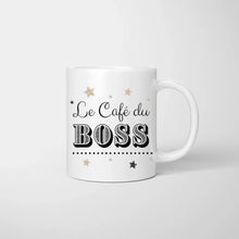 Cargar imagen en el visor de la galería, Le cafe du boss - Mug personnalisé (2-4 personnes)
