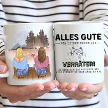 Cargar imagen en el visor de la galería, Kolleginnen - Alles Gute Verräter, Personalisierte Tasse (2-4 Freundinnen)
