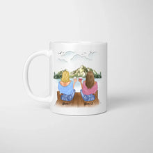 Cargar imagen en el visor de la galería, il n&#39;y a pas de meilleure amie qu&#39;une sœur - Mug personnalisé (2-4 amies)
