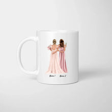 Cargar imagen en el visor de la galería, Trauzeugin für einen Tag, Beste Freundin fürs Leben - Personalisierte Tasse zur Verlobung/ Hochzeit
