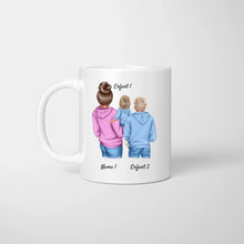 Cargar imagen en el visor de la galería, Bonne fête à la meilleure Mamounette - Mug personnalisé (1-3 enfants, adolescents)
