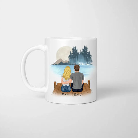 Mejor pareja en otoño -  Taza personalizada