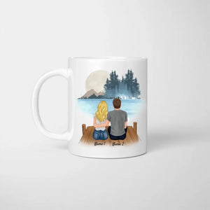 Mejor pareja en otoño -  Taza personalizada