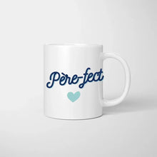 Cargar imagen en el visor de la galería, Père-fect - Mug personnalisé (Fête des pères, 1-4 enfants)
