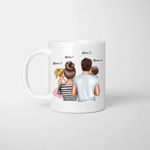 Cargar imagen en el visor de la galería, Elue plus belle maman du monde - Mug personnalisé (1-4 enfants)
