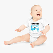 Cargar imagen en el visor de la galería, IK PROBEER ME TE GEDRAGEN PAPA - Gepersonaliseerde baby onesie, baby body 100% biologisch katoen
