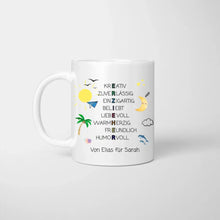 Cargar imagen en el visor de la galería, Erzieherin, Erzieher Abschied Geschenk - Personalisierte Tasse, Abschiedsgeschenk, Erzieher, Kindergarten, Schule, Lehrer, Tagesmutter
