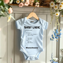 Cargar imagen en el visor de la galería, Baby Logic, IT Anleitung - Personalisierter Baby-Onesie/ Strampler, 100% Bio-Baumwolle
