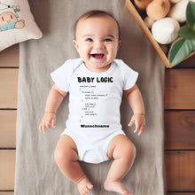 Cargar imagen en el visor de la galería, Baby Logic, IT Anleitung - Personalisierter Baby-Onesie/ Strampler, 100% Bio-Baumwolle
