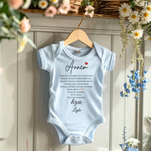 Cargar imagen en el visor de la galería, Sevgili anne - Personalisierter Baby-Onesie/ Strampler türkisch, 100% Bio-Baumwolle Baby Body
