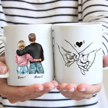 Cargar imagen en el visor de la galería, Mejor abrazo de pareja - Taza personalizada
