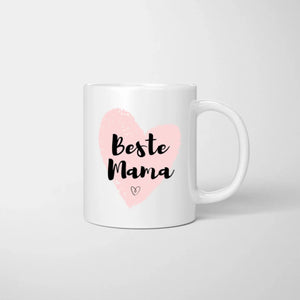 Mamá con niños (1-4 niños) - Taza personalizada